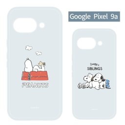 スヌーピー GooglePixel9a ケース クリア 透明 スマホ カバー ピーナッツ キャラクターグッズ グーグル ピクセル エアクッション ハイブリッド 耐衝撃 グーグル ピクセル ClearCase SNGG-143