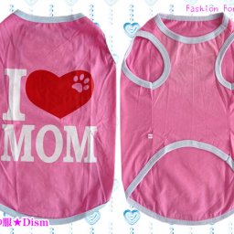 タンクトップ§I LOVE MOM（超小型犬）