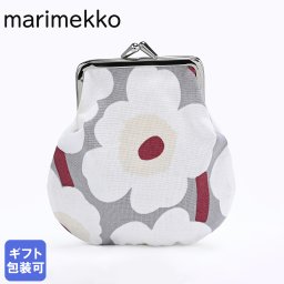 マリメッコ marimekko 小物入れ ポーチ がま口 ピエニ クッカロ ミニ ウニッコ グレー 73792 915 北欧雑貨 北欧デザイン 送別会 誕生日 お中元 結婚祝い 結婚式 高級 父の日 母の日 ホワイトデー