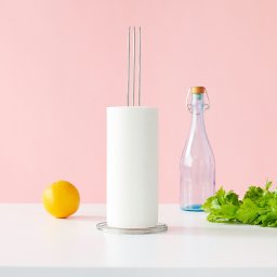 キッチンペーパーホルダー シルバー 台所用品 ステンレス 燕三条 新潟県 キッチンペーパースタンド キッチン収納 hanauta ハナウタ【沖縄県・離島 配送不可】