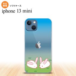 iPhone13mini iPhone13 mini ケース ソフトケース ウサギ iPhone ミニ 5.4インチ  おしゃれ かわいい メンズ レディース キッズ デザインたくさん nk-i13m-tp865