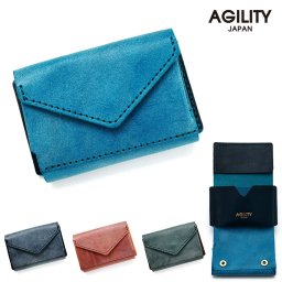 『ナノウォレット』(全4色)ロロマ/【三つ折り財布 ミニ財布 小さい財布 ミニウォレット メンズ かぶせ レディース コンパクト 本革 レザー ミニマル】【AGILITY affa(アジリティアッファ)】(0518)