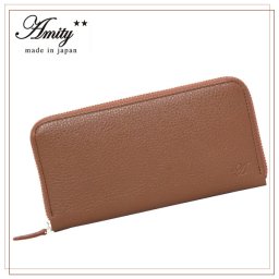 レディース 長財布 アミティ ラウンド レディース長財布 女性用 本革 人気 国産牛革 さいふ サイフ 小銭入れ 付き 送料無料 Amitie(アミティエ) 男女兼用 メンズ