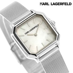 カール・ラガーフェルド スクエア クラシック クォーツ 電池式 腕時計 ブランド レディース KARL LAGERFELD R0553106502 アナログ