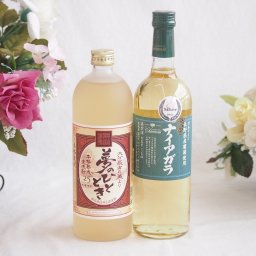 プレミアムな熟成麦焼酎と国産ワインセット夢のひととき熟成麦焼酎25°(大分県)720ml長野県産葡萄使用 ナイアガラ白ワイン やや甘口(山梨県)720ml