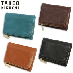 TAKEO KIKUCHI タケオキクチ タケオ キクチ フィール 小銭入れ付き ミニ財布 三つ折り財布 788604