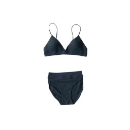 SISI FILLE BRA MAYA Black & SHORTS ROSA Black セット Mサイズ