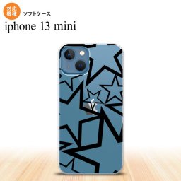 iPhone13mini iPhone13 mini ケース ソフトケース 星 クリア 黒 iPhone ミニ 5.4インチ  おしゃれ かわいい メンズ レディース キッズ デザインたくさん nk-i13m-tp1115