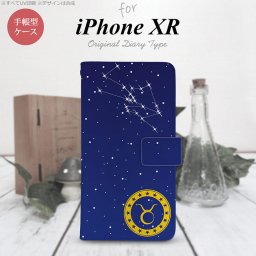iPhoneXR iPhone XR 手帳型スマホケース カバー 星座 おうし座  nk-004s-ipxr-dr842