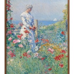 チャイルド ハッサム In the Garden A3 サイズ ポスター アート おしゃれ 絵画 インテリア 北欧 イラスト マット紙 艶消し アートパネル 額 フレーム デザイン 壁掛け ギフト 新築祝い ディスプレイ 引越し祝い　新生活　空間デザイン 