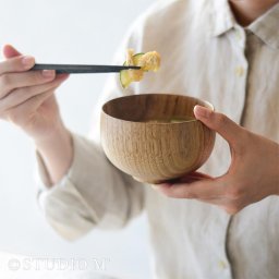 杢 もく ボウル L[お椀 食洗機対応 木製 おしゃれ 汁椀 大きめ 汁物 碗 かわいい 木のお椀 天然木 椀 日本製 木のボウル スープカップ 味噌汁 スープボウル ウッドボウル 木 食器 汁物用どんぶり 豚汁 お味噌汁 スープ] 即納