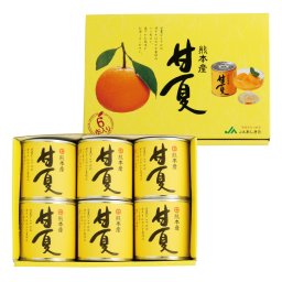 JAあしきた 甘夏缶詰(6缶入)フルーツ  夏ギフト スイーツ お中元