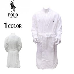 ポロ ラルフローレン バスローブ ルームウェア POLO RALPH LAUREN ホワイト S-M、L-XL rl91-wh-sm