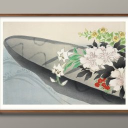 神坂雪佳 A3 サイズ ポスター アート おしゃれ 絵画 インテリア 北欧 イラスト マット紙 艶消し アートパネル 額 フレーム デザイン 壁掛け ギフト 新築祝い ディスプレイ 引越し祝い　新生活　空間デザイン 
