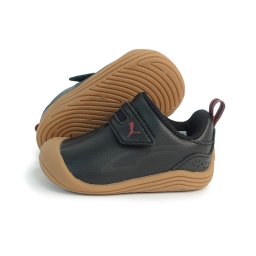 プーマ PUMA 子供靴 ベビー スリッポン プーマ キッテン SL V スニーカー 402848_01 ブラック　PUMA KITTEN SL V INFANT 出産祝い ファーストシューズ