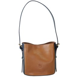 イルビゾンテ IL BISONTE バッグ レディース 2WAY ショルダーバッグ バケッタレザー 本革 CIOCCOLATE/NERO チョコレート/ネロ A2951EPS 1083O 送別会 誕生日 お中元 結婚祝い 結婚式 彼氏 息子 夫 男性 彼女 妻 女性 ギフト 高級 父の日 母の日 即日発送 ホワイトデー