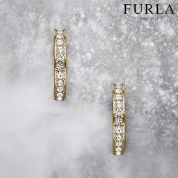 フルラ ピアス レディース ブランド 1927 HOOP EARRINGS ステンレススチール(イエローゴールドPVD) FJ1107ETU イエローゴールド