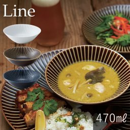 【20%OFF】TAMAKI ライン ボウル 17cm 470ml しのぎ ホワイト ブルー ブラウン グレーうつわ おしゃれ かわいい シンプル カフェ 食器 お皿 輪花皿 菊皿 鉢 北欧 韓国 台灣 台湾 美濃焼 母の日 新生活 ギフト プレゼント おうちごはん