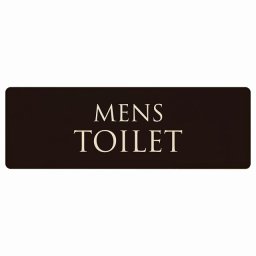トイレ プレート 木製 MENS 文字タイプ ブラック ナチュラル 長方形 18x6cm ドア サインプレート ピクトサイン トイレマーク表示 案内 注意 施設 御手洗 TOILET おしゃれ シンプル 安全対策