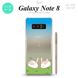【SC01K】【スマホケース/スマホカバー】【ギャラクシー ノート8】SC01K スマホケース Galaxy Note8 SC-01K カバー ギャラクシー ノート8 ウサギ  nk-sc01k-865【メール便送料無料】