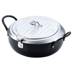 【ギフト対応無料】燕三条発いいもの小路IH対応鉄製蓋付天ぷら鍋24cm (TM-9090) ※送料無料(北海道・沖縄は除く)