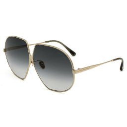 トムフォード TOM FORD サングラス ノーズパッド アイウェア バタフライ FT0785/S 28B 66 TF785 メンズ レディース ユニセックス ゴールド+グレーグラデーション