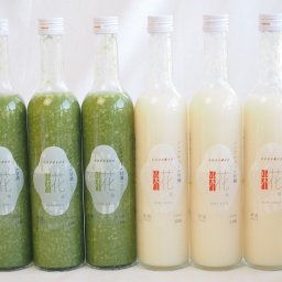 国産米使用ノンアルコール豪華甘酒6本セット 山崎 一糀(吟醸3本 抹茶3本)(愛知県) 計500ml×6本