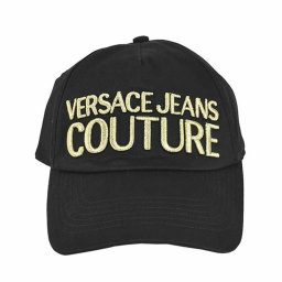 ヴェルサーチェ ジーンズ クチュール VERSACE JEANS COUTURE 帽子 キャップ E8YWAK10 M27 ベースボールキャップ NERO+ORO ブラック+ゴールド