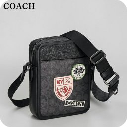 コーチ ショルダーバッグ メンズ ブランド COACH Philippines CAT79 QBA5F チャコール/マルチカラー