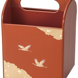 【送料無料】 山中漆器 回転リモコンラック　光輝 洗朱（高級 金沢箔 工芸品 お歳暮 外国人 お土産 日本製 ギフト 海外発送可 プレゼント お土産 御礼 お祝 記念 誕生日  お中元）なごみや本舗