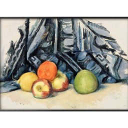 ポール セザンヌ Apples and Cloth A3 サイズ ポスター アート おしゃれ 絵画 インテリア 北欧 イラスト マット紙 艶消し アートパネル 額 フレーム デザイン 壁掛け ギフト 新築祝い ディスプレイ 引越し祝い　新生活　空間デザイン 