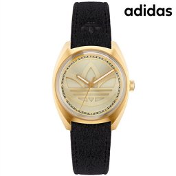 アディダス EDITION ONE クオーツ 腕時計 ブランド メンズ レディース adidas AOFH22513 アナログ ゴールド ブラック 黒 プレゼント 実用的