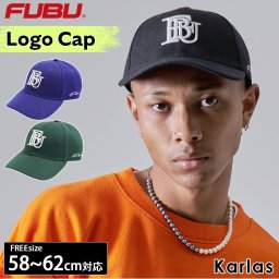 【30%OFFセール】 FUBU フブ キャップ メンズ レディース 帽子 ブランド ロゴ 刺繍 サイズ調整可能 深め 大きめ 春 夏 秋 冬 オールシーズン アメカジ ユニセックス 男女兼用 ストリート系 黒 青 緑 2024SS karlas