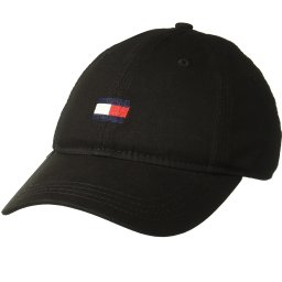 新品 TOMMY HILFIGER トミー ヒルフィガー 帽子 キャップ ベースボール ARDIN DAD BASEBALL CAP フラッグロゴ バックロゴ 6941827 6941827 017 メンズ レディース ユニセックス ペア 親子 にもおすすめ♪ ブラック 黒 アジャスター コットン 綿