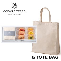 トートバッグ＆Premiumフルーツバームセット OTVL8 オーシャンテール OCEAN＆TEREE 〈A635〉 出産内祝い 結婚内祝い 新築内祝い 快気祝い お返し 粗品 記念品 香典返し 法事 法要 お礼 引き出物