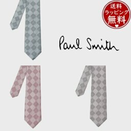 【送料無料】【ラッピング無料】ポールスミス Paul Smith ネクタイ ジオメトリック チェック タイ 日本製psm517533