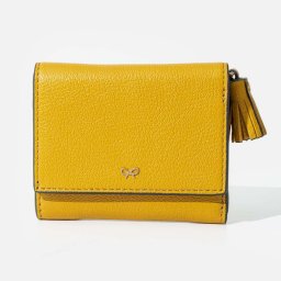 アニヤ ハインドマーチ ANYA HINDMARCH 5050925 191197 三つ折り財布 レディース 財布 ピーピング アイズ ミニ トリフォード ジップウォレット ミニ財布 レザー シンプル 小銭入れ付き プレゼント 記念 コンパクト Mini Trifold Zip Peeping Eyes