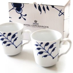 ロイヤルコペンハーゲンROYAL COPENHAGEN ブルーフルーテッド メガ　マグカップペア（Ｓ）2381027【御結婚御祝・内祝・新築御祝・還暦御祝・御礼・寿・ギフト包装可能】