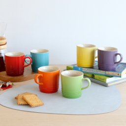 ルクルーゼ(ル・クルーゼ) マグカップ 200ml 6個セット カラーアソート Le Creuset ストーンウェア 電子レンジ対応 マグ ギフト 結婚祝い プレゼント 贈り物 ギフトセット 食器セット