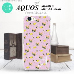 【506SH】【スマホケース/スマホカバー】【アクオス Xx3】506SH スマホケース AQUOS Xx3 ケース アクオス Xx3 イニシャル 花柄・バラ（F） ピンク nk-506sh-252ini【メール便送料無料】