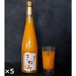 みかんジュース きわみ 500ml5本 ギフトセット ジュース みかん フルーツジュース 温州みかん ストレートジュース 有田みかん マルケンみかん ソフトドリンク 蜜柑 ドリンク