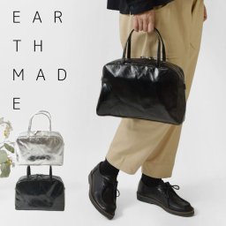 【EARTH MADE アースメイド】CANVAS BOSTON with POUCH / キャンバス ボストン トートバッグ ポーチ付き (E7418)正規品 レディース バッグ バック かばん 鞄 無地 ナチュラル シンプル 上品 きれいめ カジュアル 30代 40代 50代 クリスマス 母の日 ギフト プレゼント