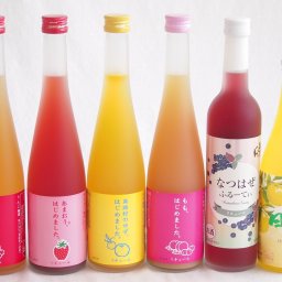 果実リキュール6本セット 宮崎産日向夏みかん使用 日向夏 (宮崎県)篠崎 あまおう梅酒・ゆず梅酒・もも梅酒・あまおう梅酒(福岡県)なつはぜ (福島県)500ml×6本