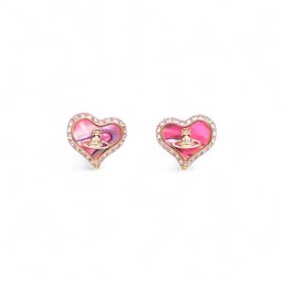 ヴィヴィアンウエストウッド ピアス Vivienne Westwood アクセサリー 62010074-02R938 GOLD PINK UIOLET ゴールド ピンク