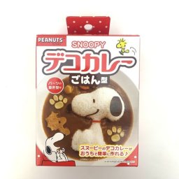 スヌーピー PEANUTS SNOPPY デコカレー ごはん型 キャラ弁     日本製
