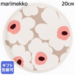 マリメッコ marimekko プレート 20cm ウニッコ クレイ ホワイト ローズ 75533 075533 183 大皿 洋食器 テーブルウェア 北欧食器 北欧デザイン 送別会 誕生日 お中元 結婚祝い 結婚式 高級 父の日 母の日【スペシャルラッピング660円(別売り)】 成人祝い ホワイトデー