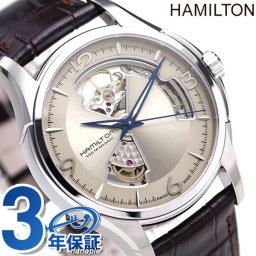 ハミルトン 腕時計 ブランド メンズ ジャズマスター オープンハート 40mm 自動巻き 機械式 H32565521 革ベルト プレゼント 実用的
