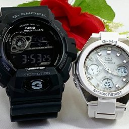 カシオ 恋人たちのGショック ペアウォッチ G-SHOCK BABY-G GW-8900A-1JF MSG-W100-7AJF 電波ソーラー 送料無料 国内正規品 記念日 誕生日 プレゼント お揃い 黒 ブラック 白　ホワイト クリスマス お祝い 結婚 婚約 20代 30代 40代 50代 カップル 夫