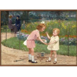 ヴィクトール ジルベール リュクサンブール公園 A3 サイズ ポスター アート おしゃれ 絵画 インテリア 北欧 イラスト マット紙 艶消し アートパネル 額 フレーム デザイン 壁掛け ギフト 新築祝い ディスプレイ 引越し祝い　新生活　空間デザイン 