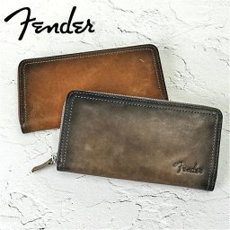 Fender フェンダー 長財布 504 通販 ロングウォレット メンズ財布 お財布 さいふ サイフ ロング ウォレット 財布 ラウンドファスナー 小銭入れ おさいふ レザー 革 札入れ カード入れ 小銭入れあり お札 カード 小銭 シンプル かっこいい